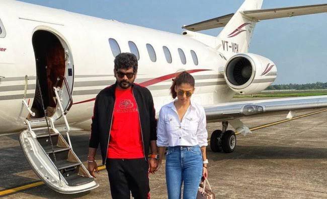 private jet of Nayanthara